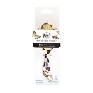 Wet Brush x MacKenzie Childs Keychain Detangler Hair Brush Courtley Check Small